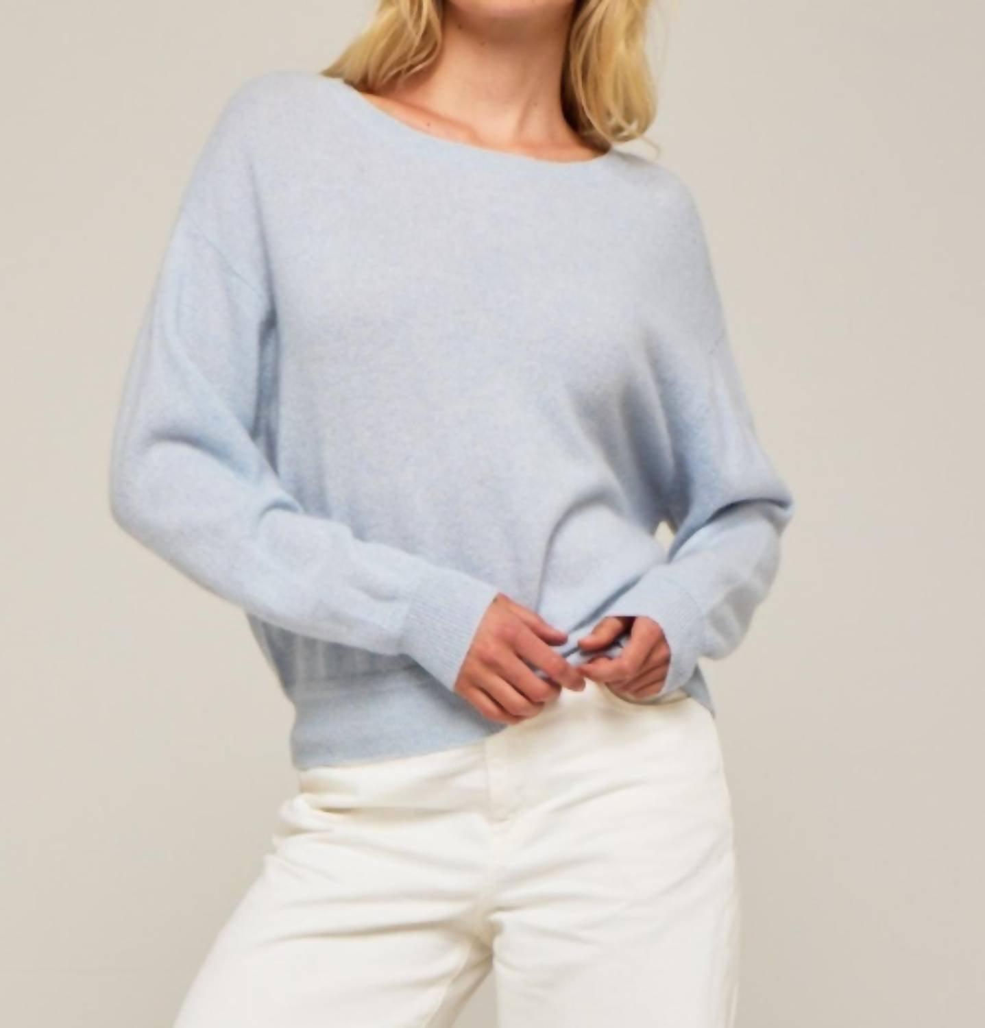 Brodie Cashmere - Santorini Cashmere Crewneck Jumper
