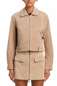 Blanknyc - Cropped Suede Jacket