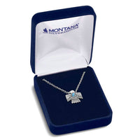 Montana Silversmiths Women's Spirit Of The Sky Necklace in turquoise - women's jewelry - alternate view