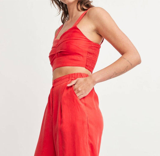 Self Contrast - Kori Cropped Tank Top