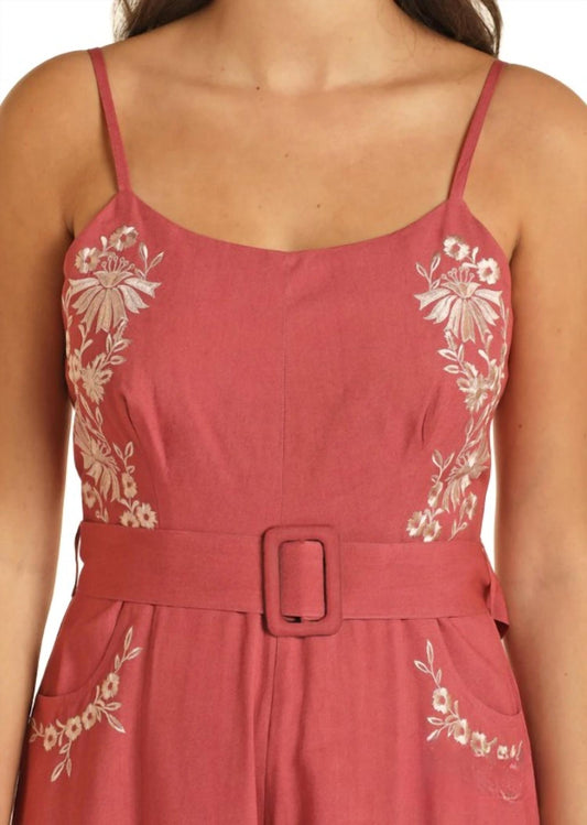 Rock & Roll Denim - Embroidered Jumpsuit