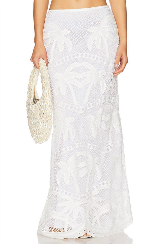 Le Superbe - Bohemia Palms Slim Maxi Skirt