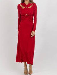 Ina Fashion - Zaire Long Sleeve Maxi Dress