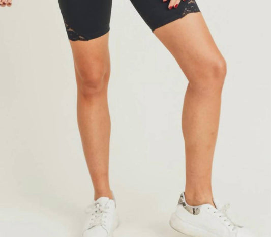 Mono B - Lace Biker Babe Shorts