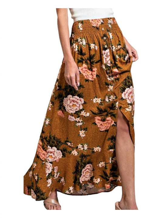 Ee:Some - Into the Garden Maxi Skirt