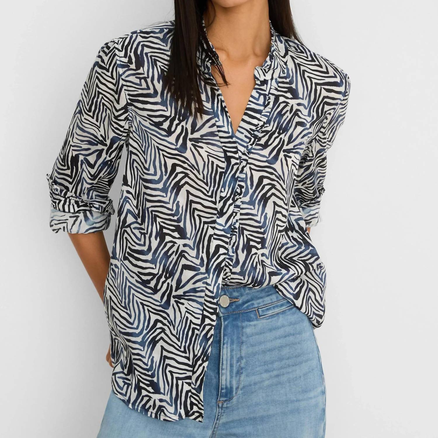 Nic + Zoe - Inked Lines Shirt
