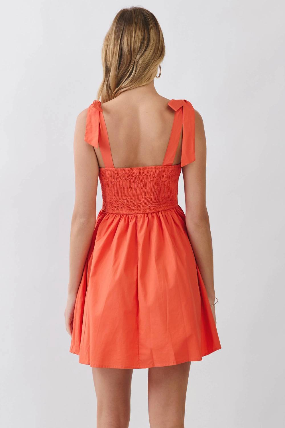 Tcec - Weekend Favorite Tie Shoulder Mini Dress