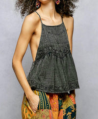 Pol - Golden Hour Duo Embroidered Camis