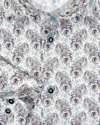 Marcello - Men's Shaded Swimming Paisley Shirt