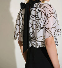 Joseph Ribkoff - Foiled Floral Flared Jumpsuit
