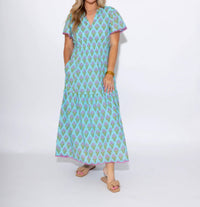Ivy Jane - Lavender Bloom Midi Dress
