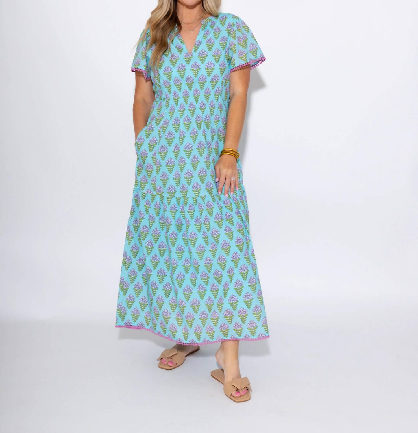 Ivy Jane - Lavender Bloom Midi Dress