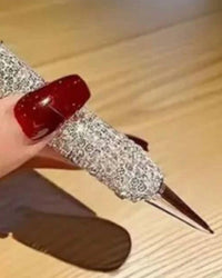 Jewelry Max Diamond Glam Rhinestone Retractable Ballpoint Pen in silver - item - detail view
