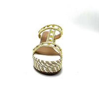 Exe Women's Valeria Wedge Sandal in gold white - women's sandal - view 4