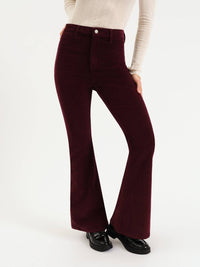 Daze - Sunset High Rise Flare Leg Pants