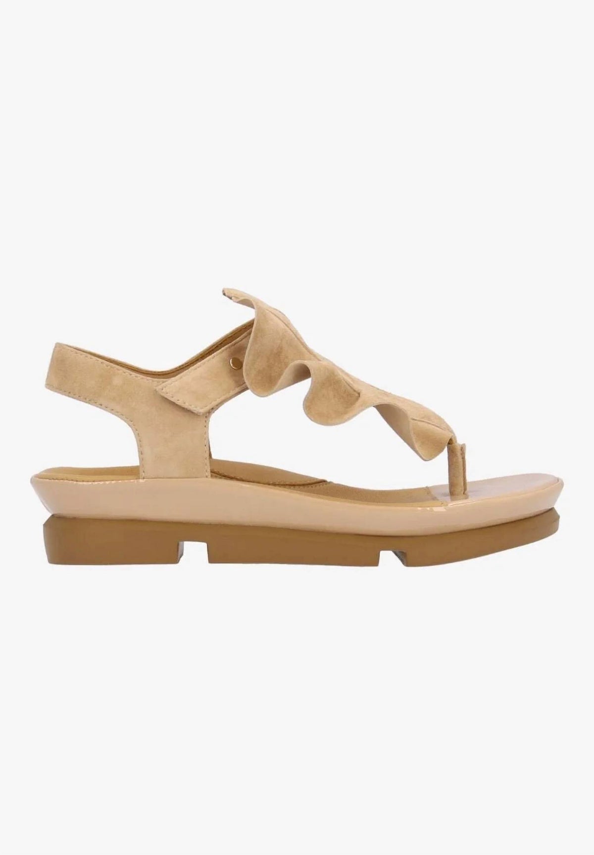 L'Amour Des Pieds - Women's Vendala Ruffle Thong Sandal