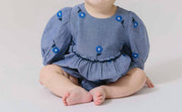 Pink Chicken - Baby Girls Rowan Bubble Romper