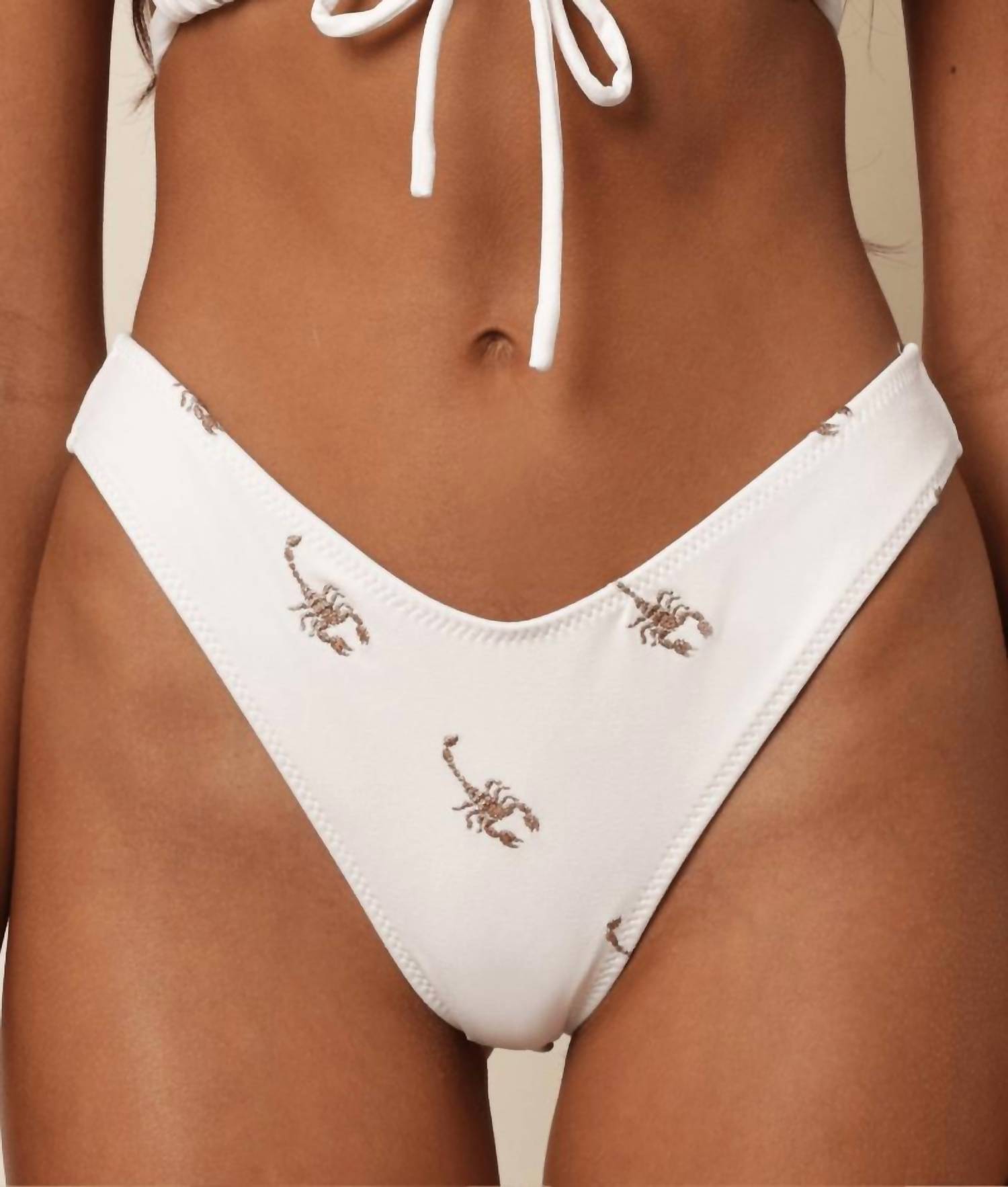 Montce - Added Coverage Lulu Zig-zag Stitch Bikini Bottom