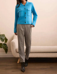 Tribal - Dulcie Double Knit Collared Sweater