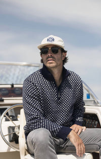 Long Wharf Supply Co. - Men's Edgartown Seawell Quarter Zip Sweater