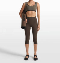 NikeSKIMS Ribbed Seamless Micro Scoop Bra in dune - women's intimate - alternate view