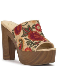 Jessica Simpson - Women's Shelbie Embroidered Slide Sandals