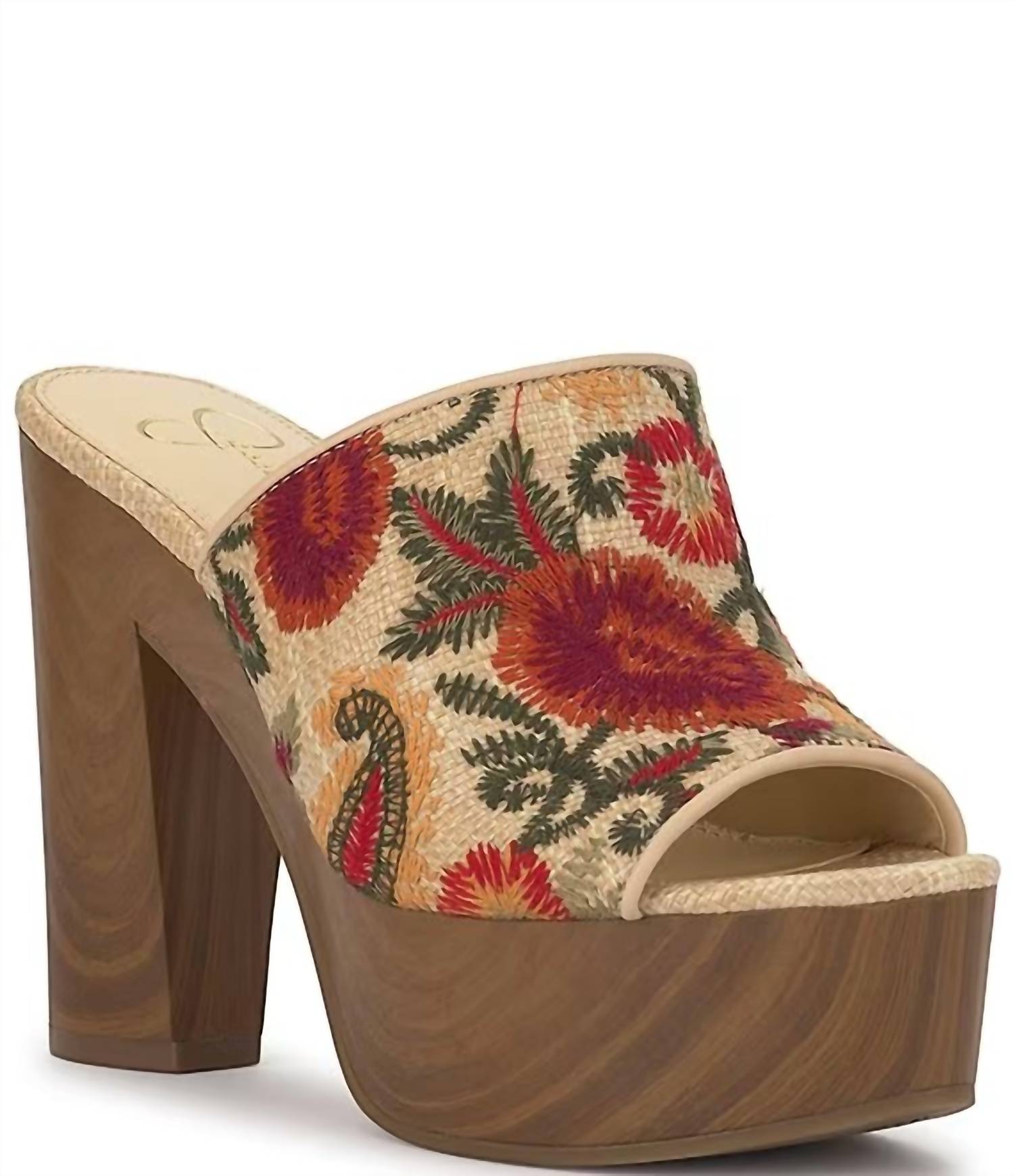 Jessica Simpson - Women's Shelbie Embroidered Slide Sandals