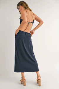 Sage The Label - Sandy Cove Diamond Cutout Maxi Dress