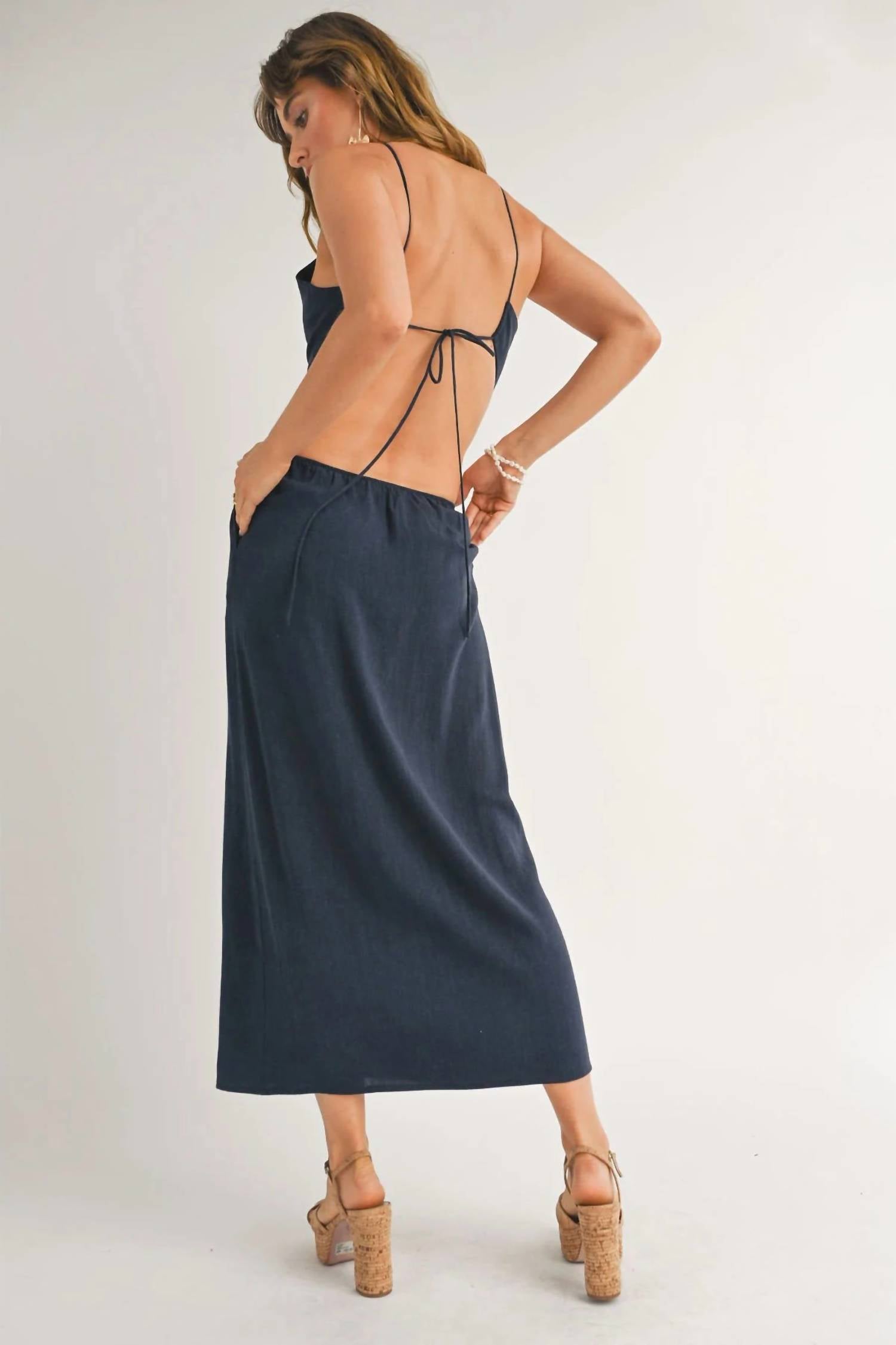 Sage The Label - Sandy Cove Diamond Cutout Maxi Dress