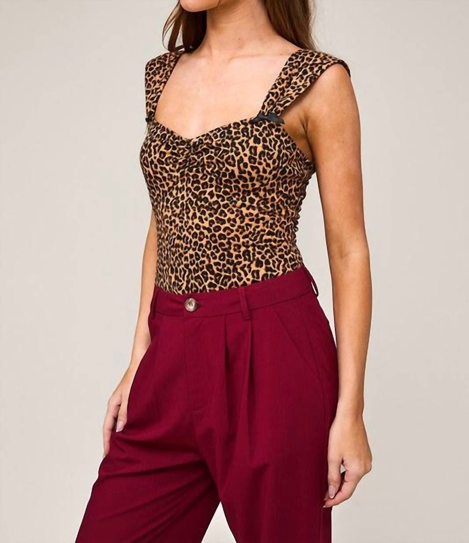 Le Lis - Prowess Sweetheart Neck Bodysuit