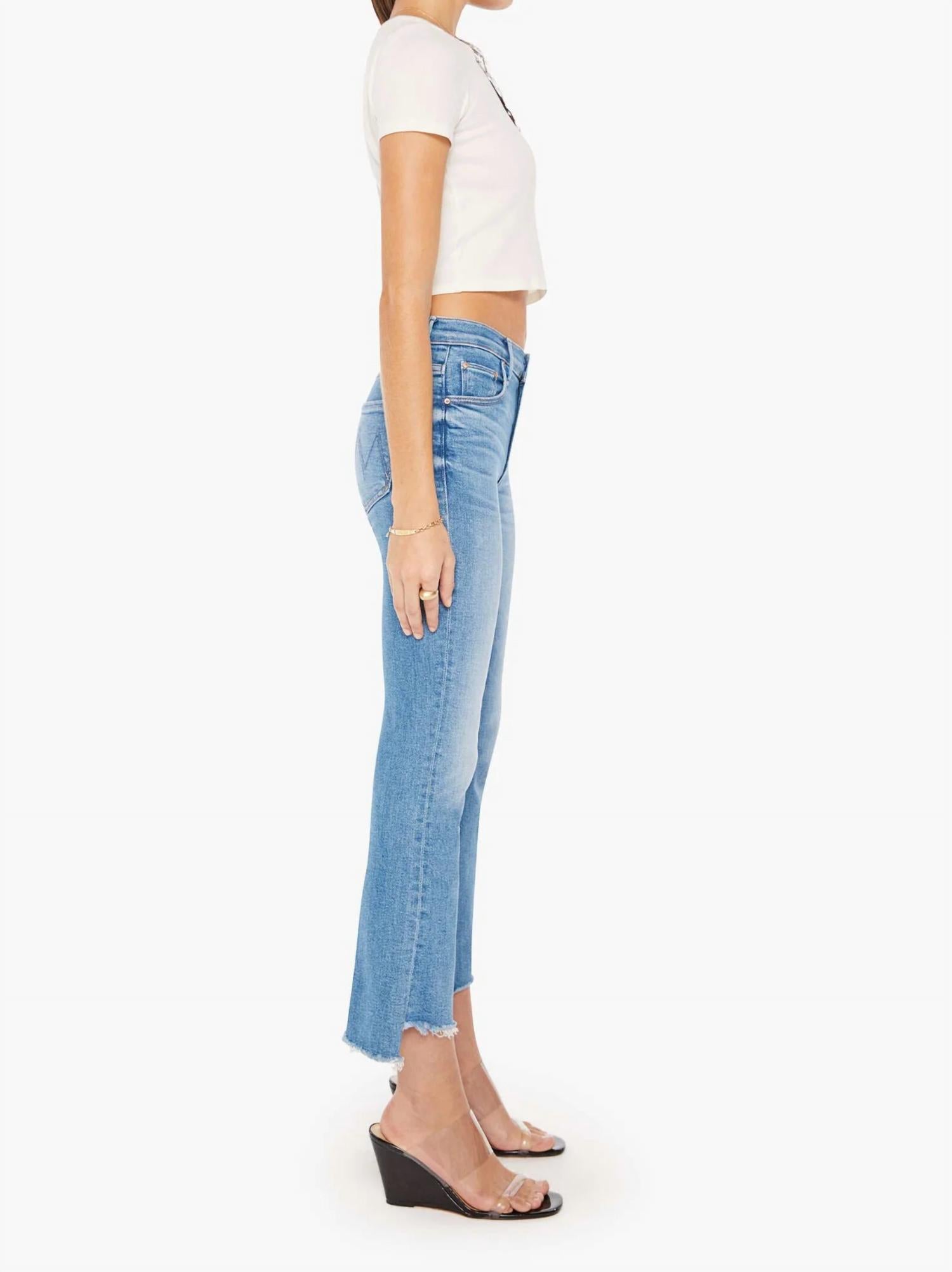 Mother - Insider Crop Step Fray Jeans