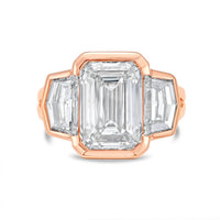 Diana M Jewels - Women's Emerald & Cadilac Lab-Grown Diamond Jewelry (6.00 Ct) - Elegant