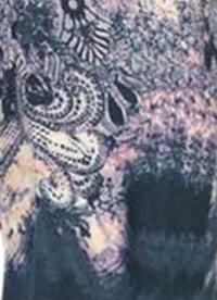 Papillon - Watercolor 3/4 Sleeve Dress