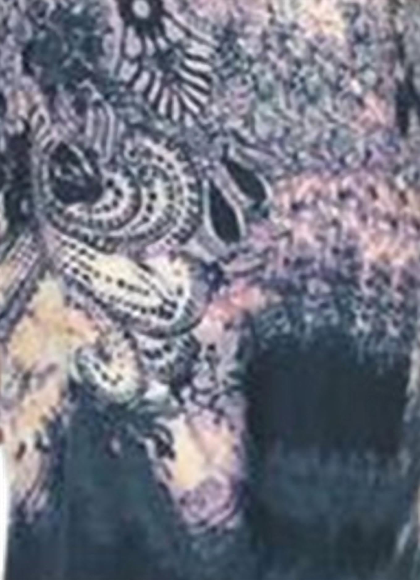 Papillon - Watercolor 3/4 Sleeve Dress