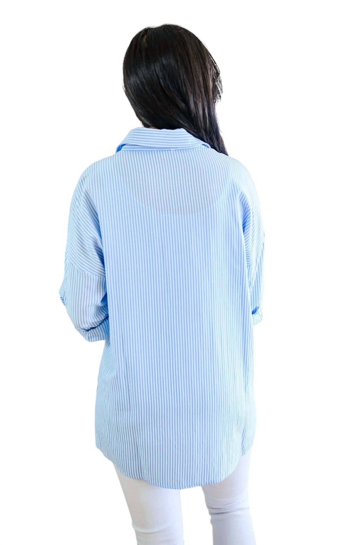 Jodifl - Striped Button Down Shirt