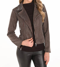 Frank Lyman - Women's Sparkle Moto Jacket