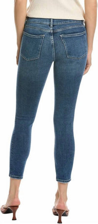 DL1961 - Women's Florence Skinny Midrise Ankle Jeans in distressed - women's jeans - detail view