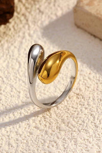 Josslyn By Wall To Wall - Women's Two-tone Abstract Ring