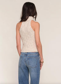 heartloom Elise Sweater Tank Top in bisque - women's tank top - detail view