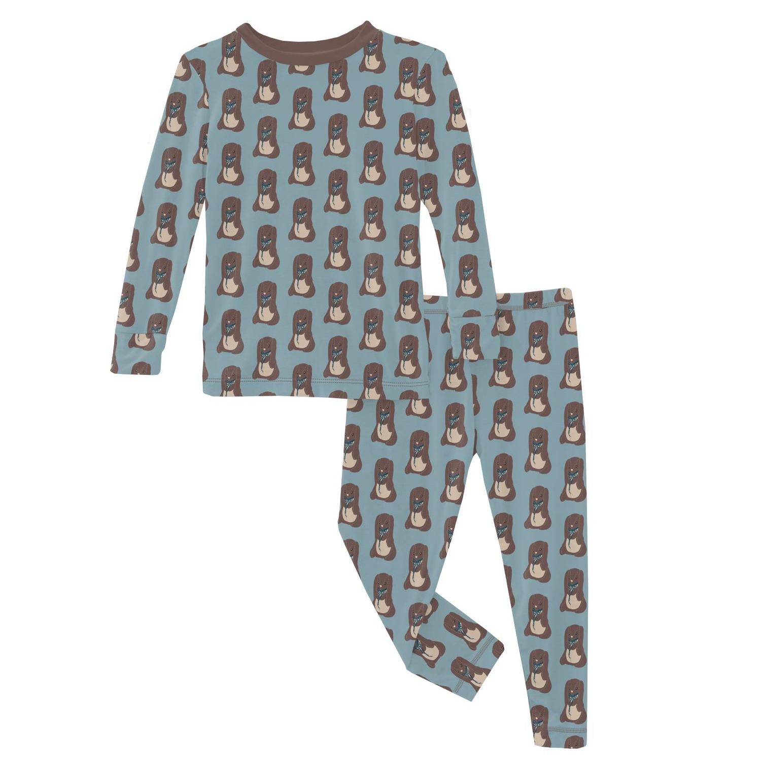 Kickee - Kids' Print Long Sleeve Pajama Set
