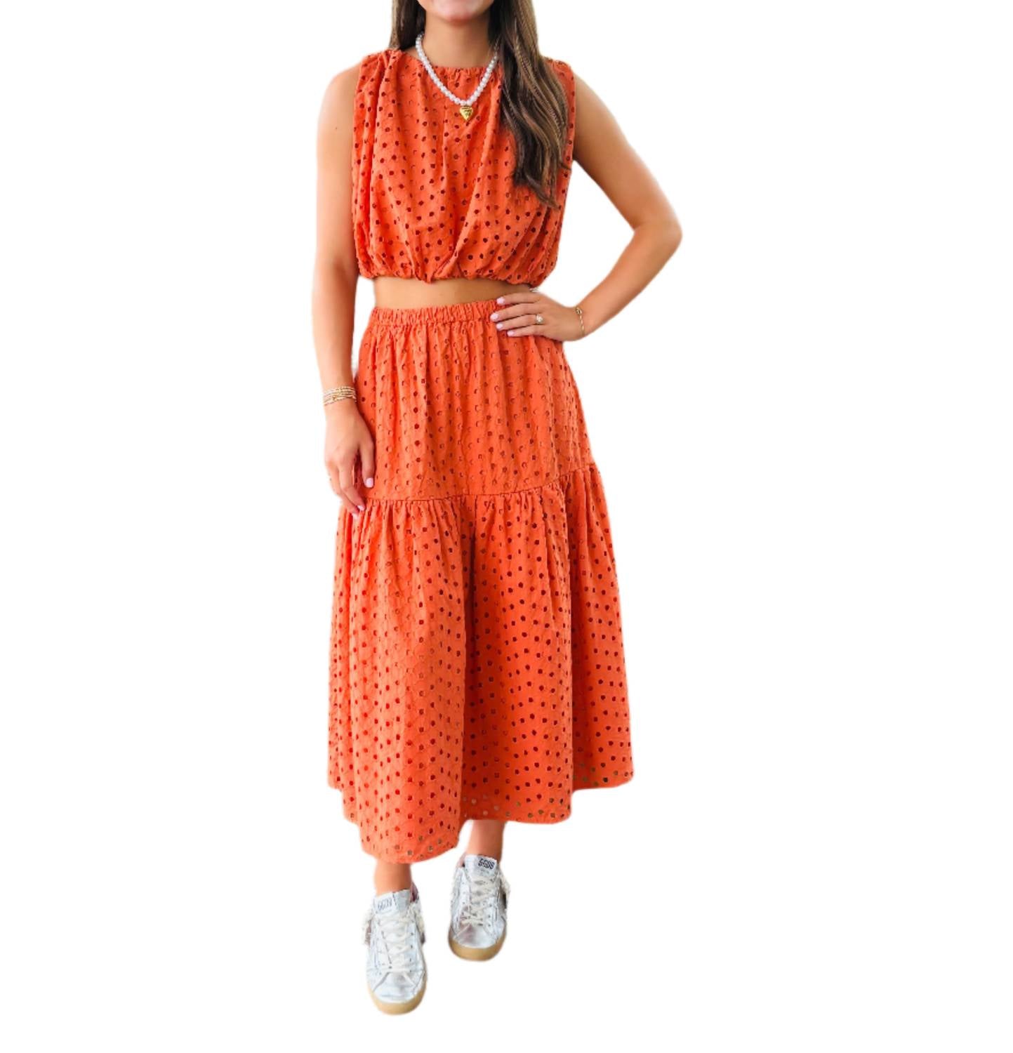 Astr - Nalley Eyelet Top