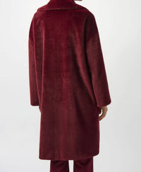 Joseph Ribkoff - Faux Fur Straight Coat