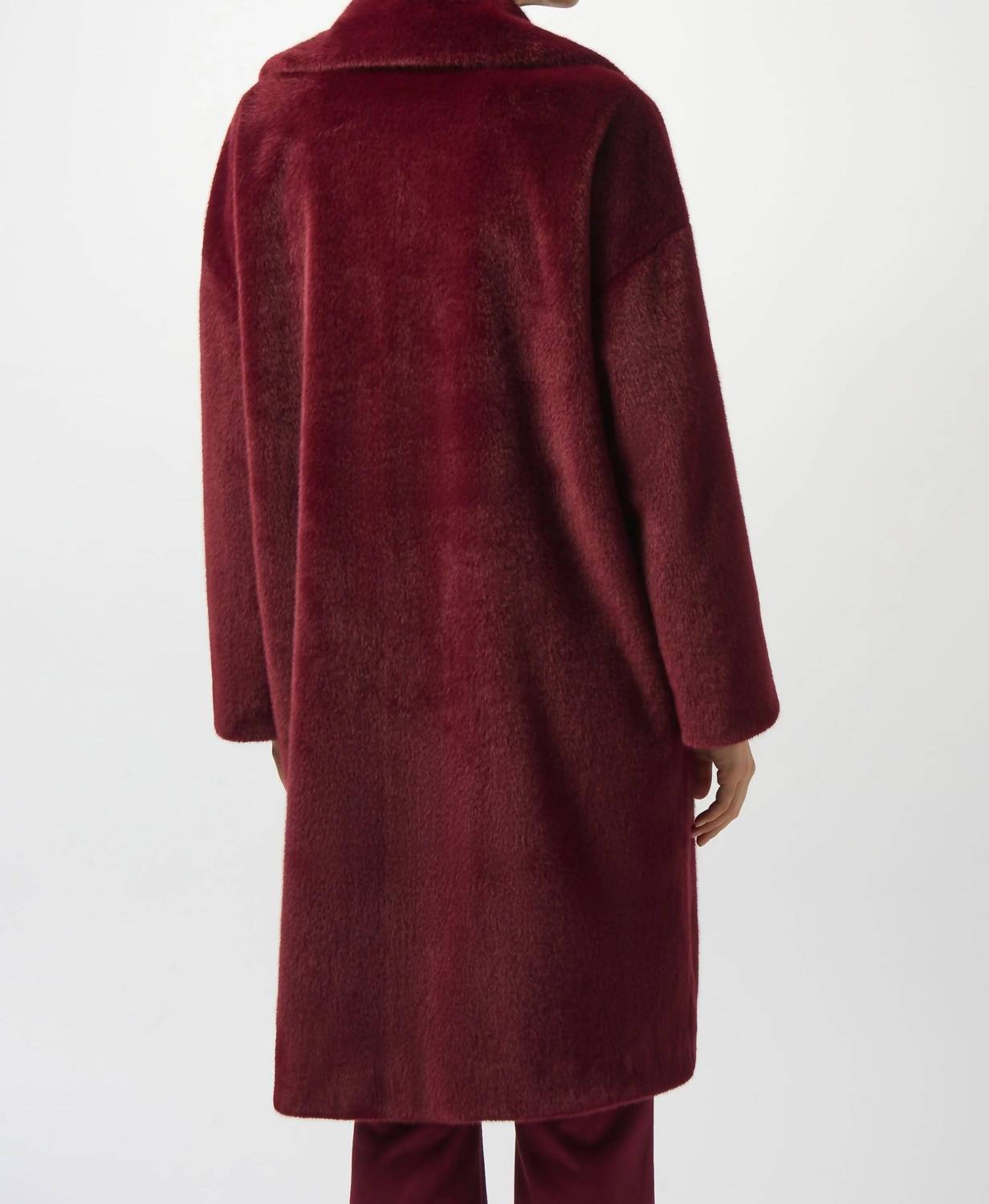 Joseph Ribkoff - Faux Fur Straight Coat