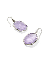 Kendra Scott - Women's Daphne Amethyst Frame Drop Earrings