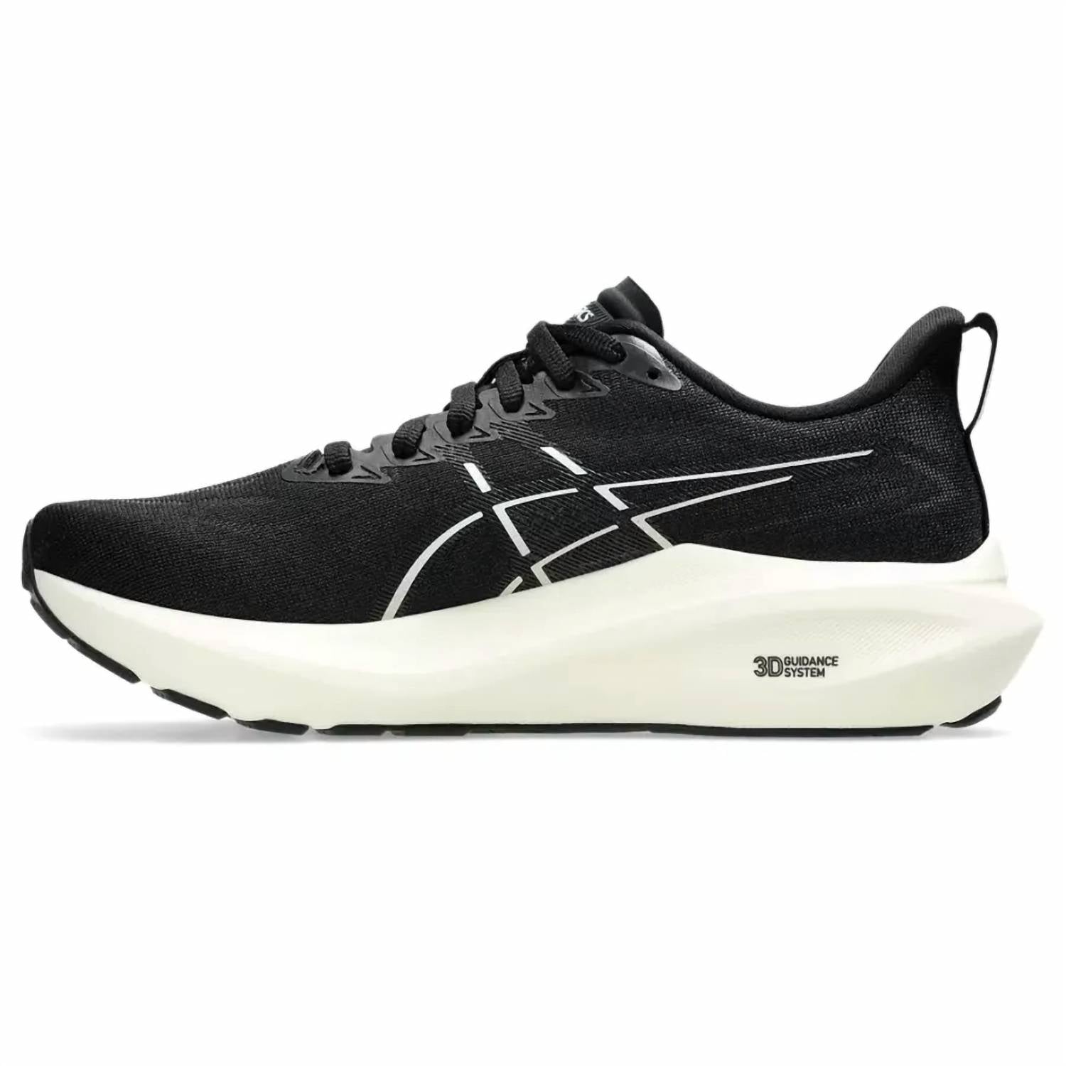 ASICS Women's Gt-2000 13 Running Shoe in black white - women's shoe - detail view
