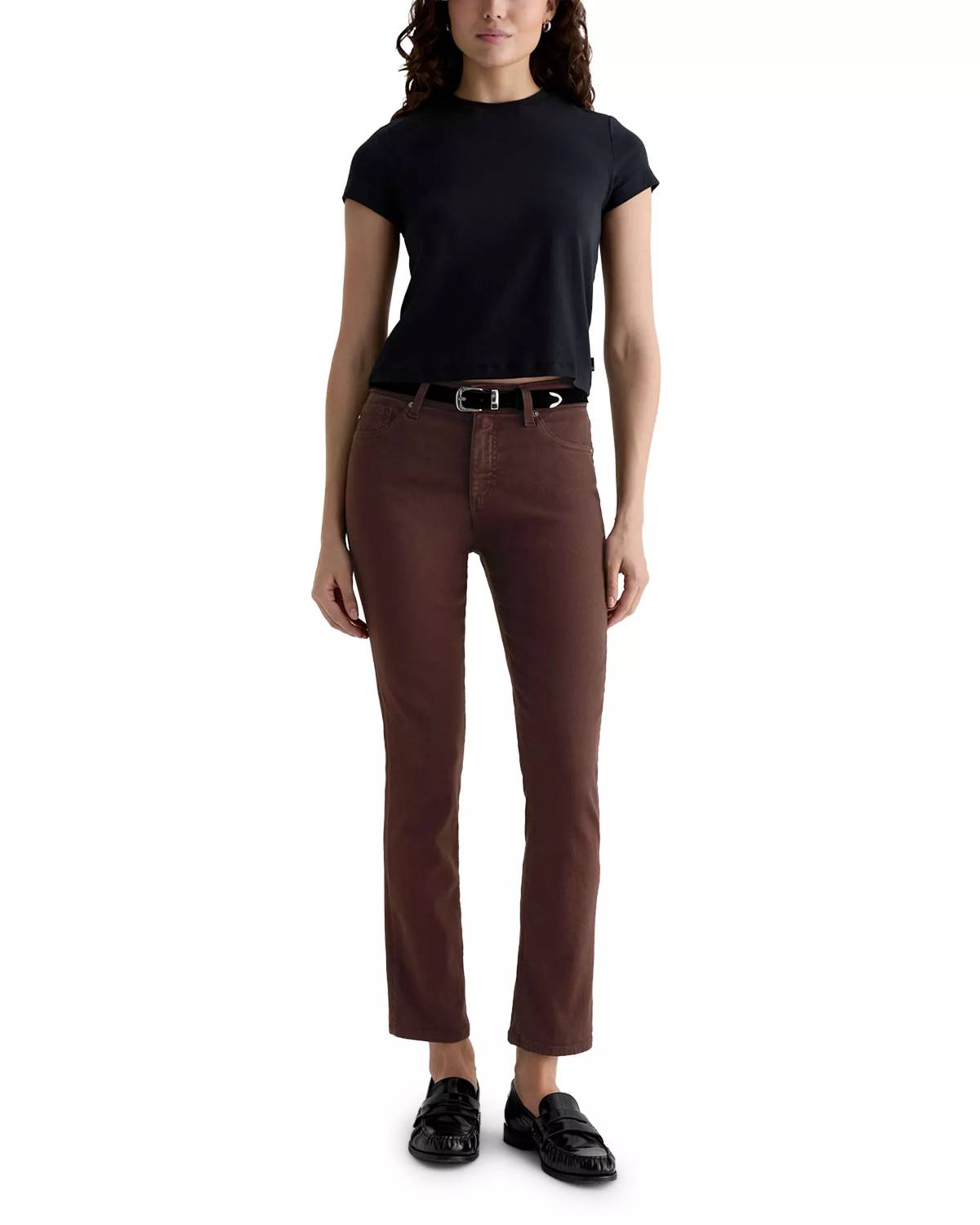 Ag Jeans - Mari Mid Rise Slim Straight Jeans