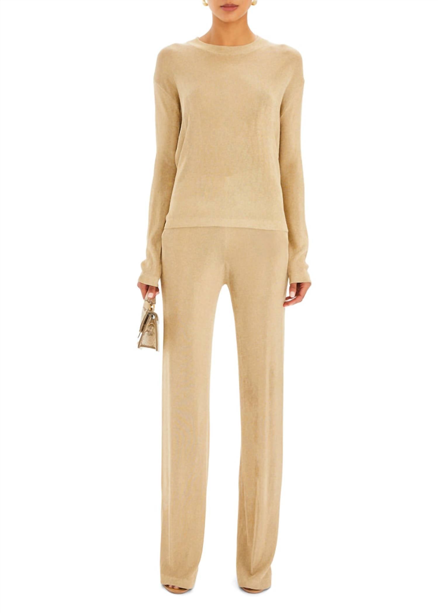 Ser.O.Ya - Sheldon Metallic Knit Pant