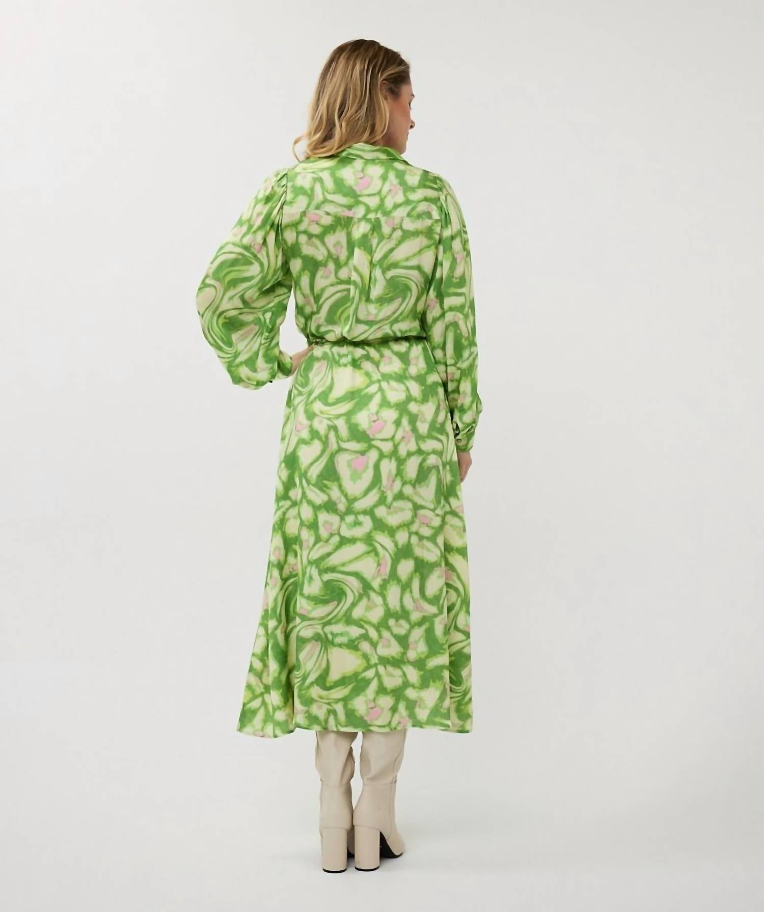Esqualo - Long Floral Treasure Dress