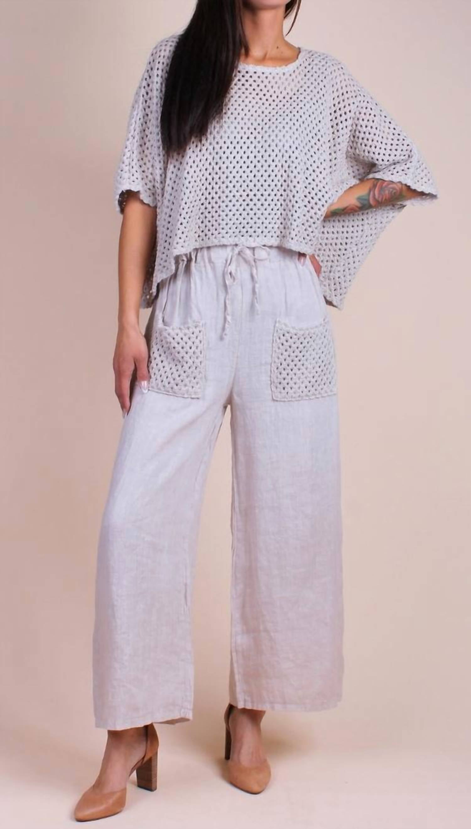 Gigi Moda - Primavera Linen Pant