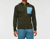 cotopaxi Otero Fleece Full-zip Hooded Jacket in woods - men's sweater